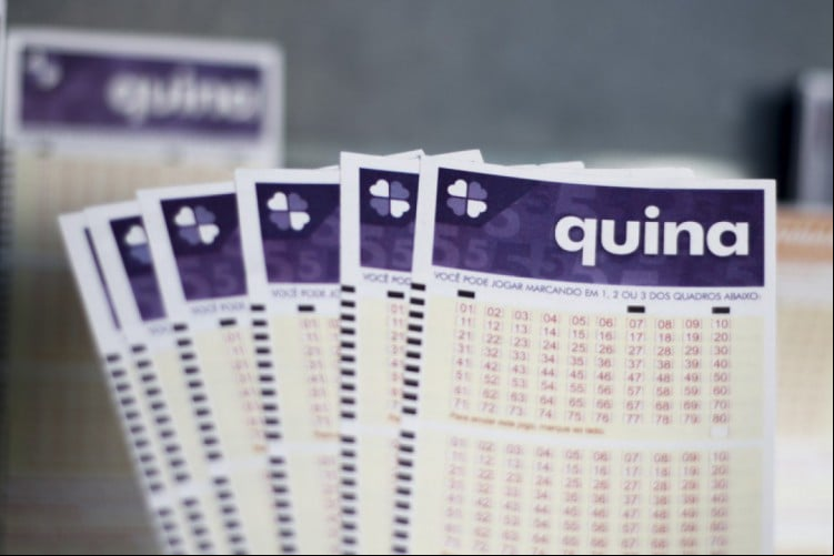 Quina, Concurso 6752, resultado de hoje, terça-feira, 10 de junho de 2025 (10/06/25). O prêmio é de R$ 15 milhões