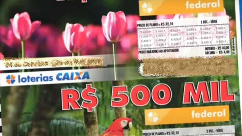 Loteria Federal 5973: resultado de hoje, quarta-feira, 11 de junho de 2025 (11/06/25); prêmio de mais de R$ 500 mil 
