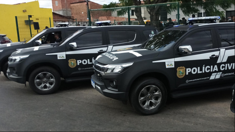 Imagem de apoio ilustrativo: novas viaturas da Polícia Civil do Estado do Ceará