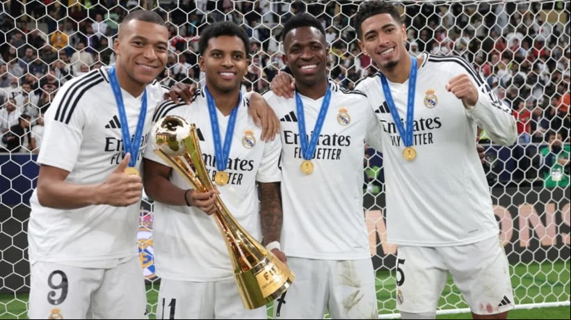 Maior vencedor do Mundial de Clubes com 8 conquistas, o Real Madrid lidera a lista de campeões do torneio