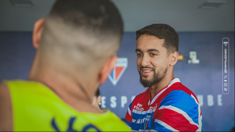 O meio-campista Matheus Pereira pode estrear contra o Santos, na próxima quinta