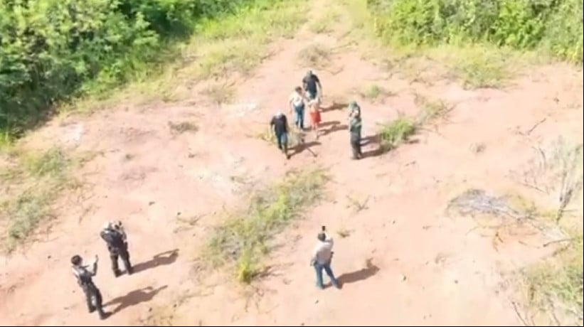 Drone e helicóptero reforçaram as buscas por preso que evadiu-se da Unidade Prisional Professor Olavo Oliveira II (UPPOO II) na manhã desta terça-feira, 10, em Itaitinga